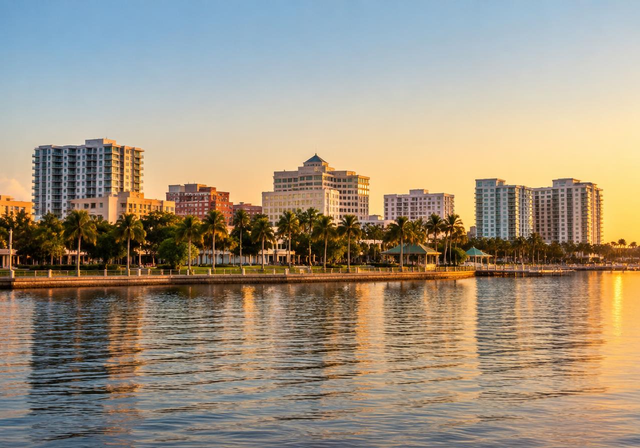 Riverfront skyline of downtown Bradenton, Florida